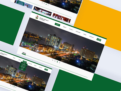 Day 7 of 30 [Desktop UI web page for Nigeria as a brand]