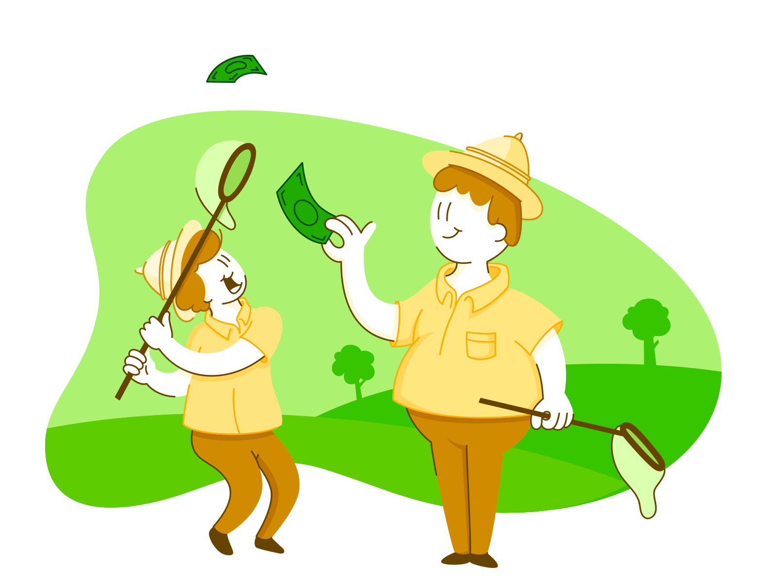 Get your money! animation app branding characterdesign creative design design graphicdesign illustration online vector web illustration