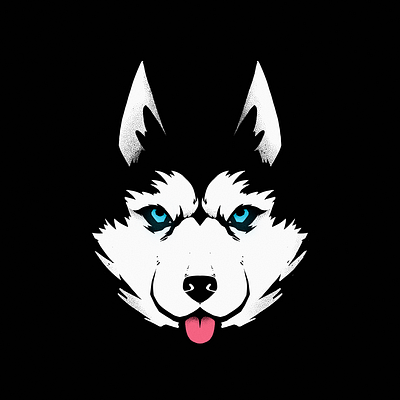 Inktober2019 - Husky animal cartoon creative design dog draw husky illustration inktober inktober2019 photoshop