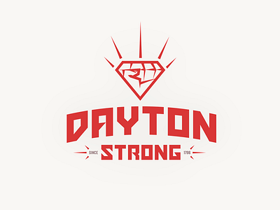 Dayton Strong city dayton gem logo ohio strong tshirt tshirt art tshirtdesign