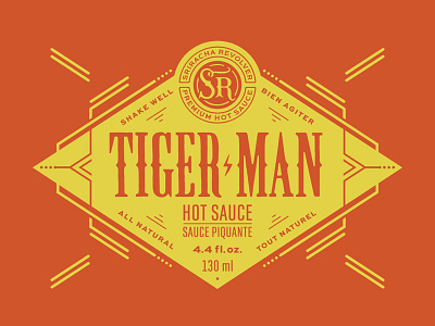 Hot sauce label badge branding label lettering logo packaging typography