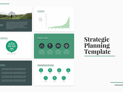 Strategic Planning Template business company design pitch deck pitch deck design pitchdeck planning presentation presentation design presentation template strategy template