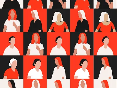 A thousand women murdered flat illustration madrid modern responsive rtves ui ux