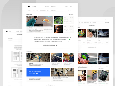 Сrowdsourcing platform ui ux web web design