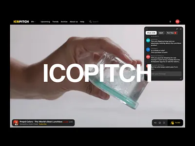 ICOPITCH is released ⚡️🚨⚡️ animation design interaction design interface product design ui ux web