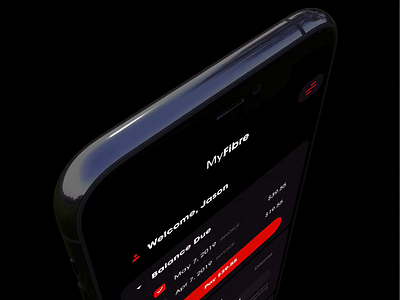 Fibrestream Dashboard avante garde dark dark mode ios product design responsive ui