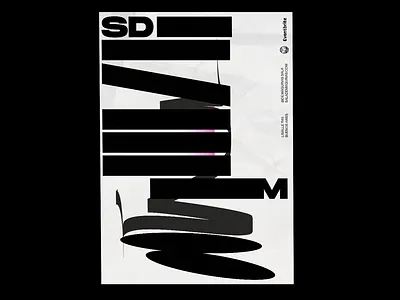sdm poster argentina black buenos aires graphicdesign identity logo logotype los caballos marca poster typography