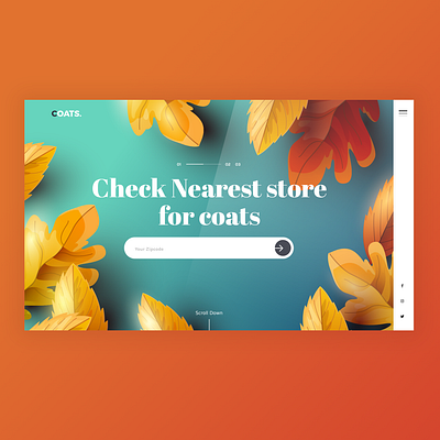 Winter wear store website header creative design homepage inspiration landing landing page ui ux web website winter