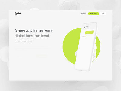 CreativeBot.ai is launch! ai creative bot homepage interaction interaction animation landing landingpage motion design product ui ux valentin salmon website