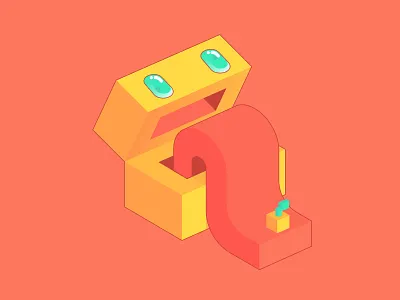 Treat Me Right art character designs dog game gummies isometric lego smile treats vector