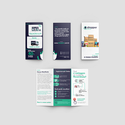 Trifold Brochure | Shopper design shopper startup trifold brochure