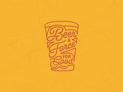 Bivouac Brewing Co. - Beer A Force For Good badge beer branding branding design craftbeer design illustration logo typography