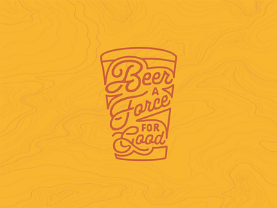 Bivouac Brewing Co. - Beer A Force For Good badge beer branding branding design craftbeer design illustration logo typography