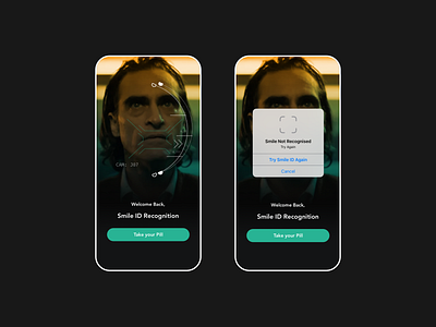 Take your Pill 1 interface joaquin phoenix joker jokermovie ui ux visual design visualdesign