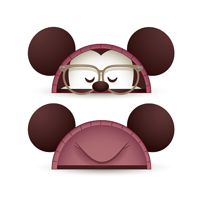 Hipster Mickey Designer Ears character design headwear merchandise mickey mouse