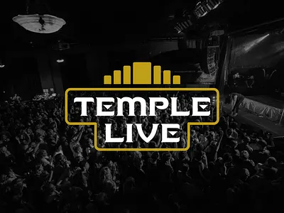 Temple Live Rebrand arkansas branding fort smith identity logo logotype music temple temple live venue
