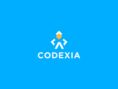 Codexia logo design branding codder code logo design developer logo web developer