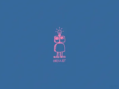 Eureka Bot bot eureka idea illustration robot sketch weekly warm up