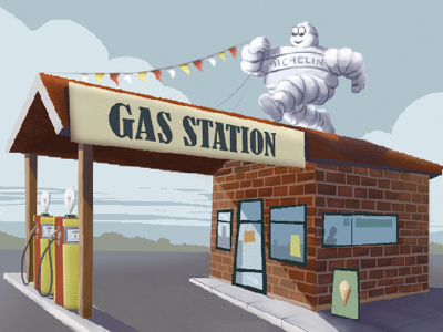 Garage Illustrarion garage illustration illustrator mograph