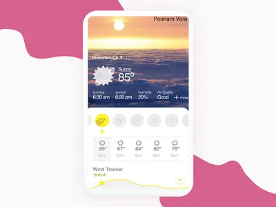 weather dribble design illustration logo ui