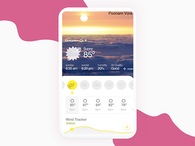 weather dribble design illustration logo ui