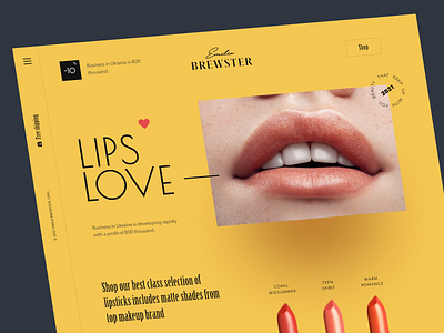 Lips Love Case Study design interface product service startup ui ux web website