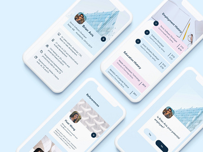 Resume app ios mobileui profile resume