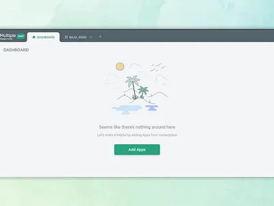 Empty State Dasboard backend dashboard dashboard design dashboard ui design logo ui