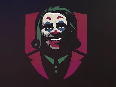 Joker Mascot Logo design joker logo sport logo