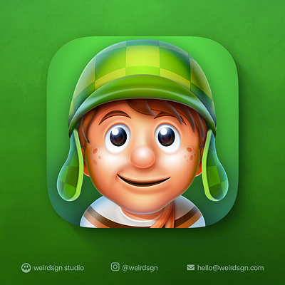 Game Character Icon app character game gamedsgn green icon ios mariobros mascot photoshop weirdsgn