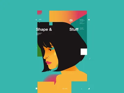 Shapes & pallet abstract composition design face girl girl illustration grid illustration laconic layout lines minimal pattern plakat portrait portrait illustration poster shape vector vector art