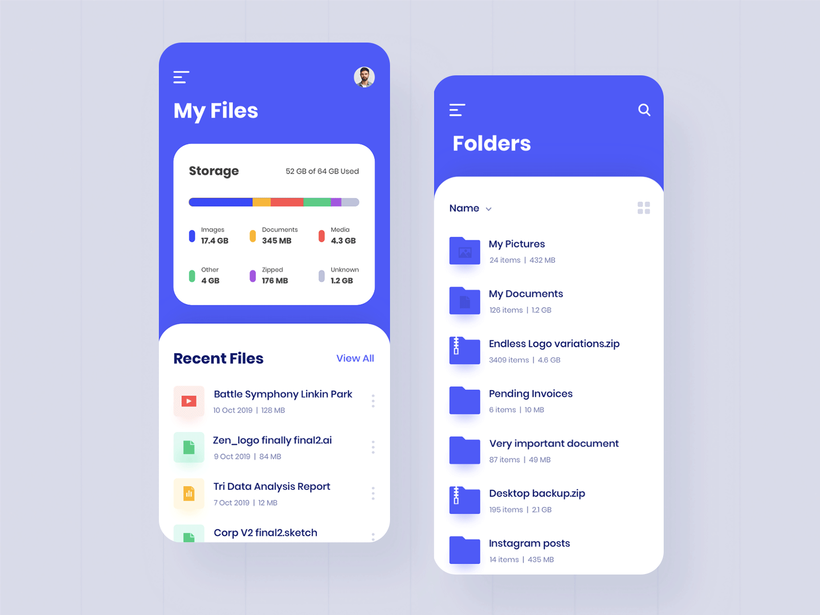 File Manager App UI analytics app design explorer file file manager file sharing folder icon mobile ui ux wireframe wireframe design