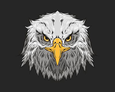 Eagle Head affinitydesigner affinityphoto art design eagle fiverr illustraion illustration art illustrator logo simple tshirt vector