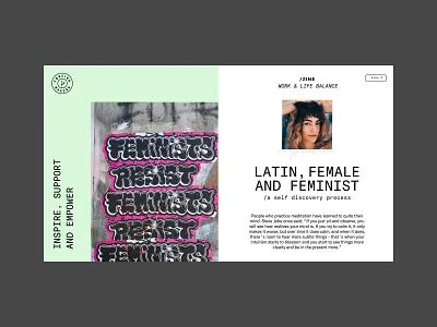 Website - Foreign Makers - Zine Section ae clean interaction minimalist website website concept website design webster