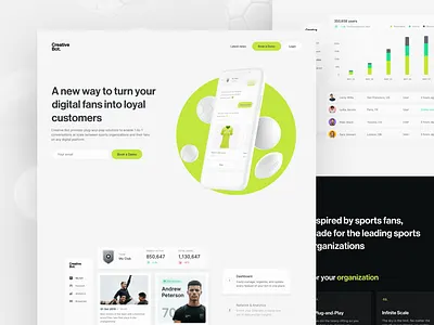 Creative Bot Homepage Motion ai creative bot homepage interaction interactive animation landing landingpage launch page motion motion design product ux uxui valentin salmon website