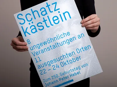 Schatzkästlein — Event Poster blue branding design poster poster design print typography visual identity