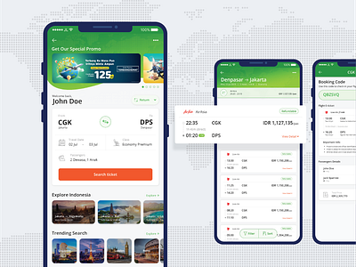 [Concept] Tokopedia - Flight menu app app concept apps design ui ux