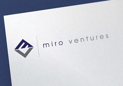 Miro Ventures brand design brand identity branding creative creative design illustrator logo logo design ui viveklogodesign