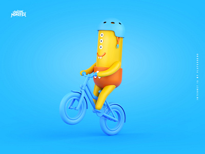 Social Monster Agency Rebranding + Brand heroes 3d 3d art bike blender3d brand heroes branding google google ads illustration interactive intervi monsters rebranding redesign social monster