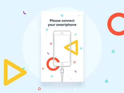 UI / UX - The Bubble - Free Smartphone Charger part II application charger clean colorful device icon illustration minimalistic onboarding phone app ui ux