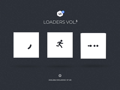 Loaders Vol3. Cubes after effects animation design motion motion design ui ui8 ux