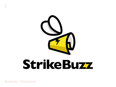 Strike Buzz - Rebound branding design icon illustration logo