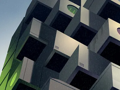 mirages n 3 004 akira city cyberpunk futur illustration neon neotokyo tokyo trystram