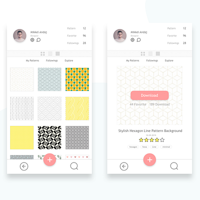 Patternz design download free ui web