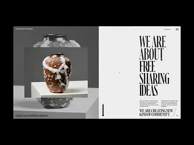 DSGN Collective Hover and Slider Animation animation concept interaction motion promo typography ui ux video web website