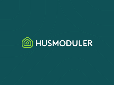Husmoduler - house, home logo design building construction home house identity logobranding minimal modular module wood wood pattern