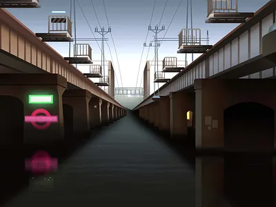 mirages n 3 016 akira cyberpunk futur illustration light neon neotokyo retro tokyo trystram