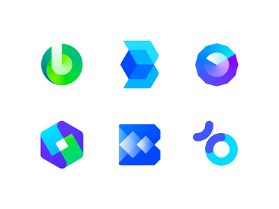 Logo concepts for Blinqs by Vadim Carazan for Wegrow on Dribbble