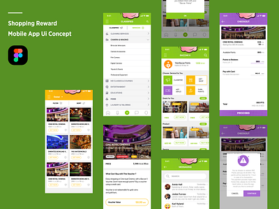 Shopping Reward mobile app ui concept app design app designer design ecommerce app ecommerce shop figma figmadesign ios app development mobile app design ui design user experience design user interface design ux design