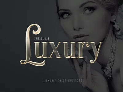 Luxury Text Effect 3d action asl design designer digital effect flyer font logo luxury design luxury font mockup photoshop psd psd mockup text